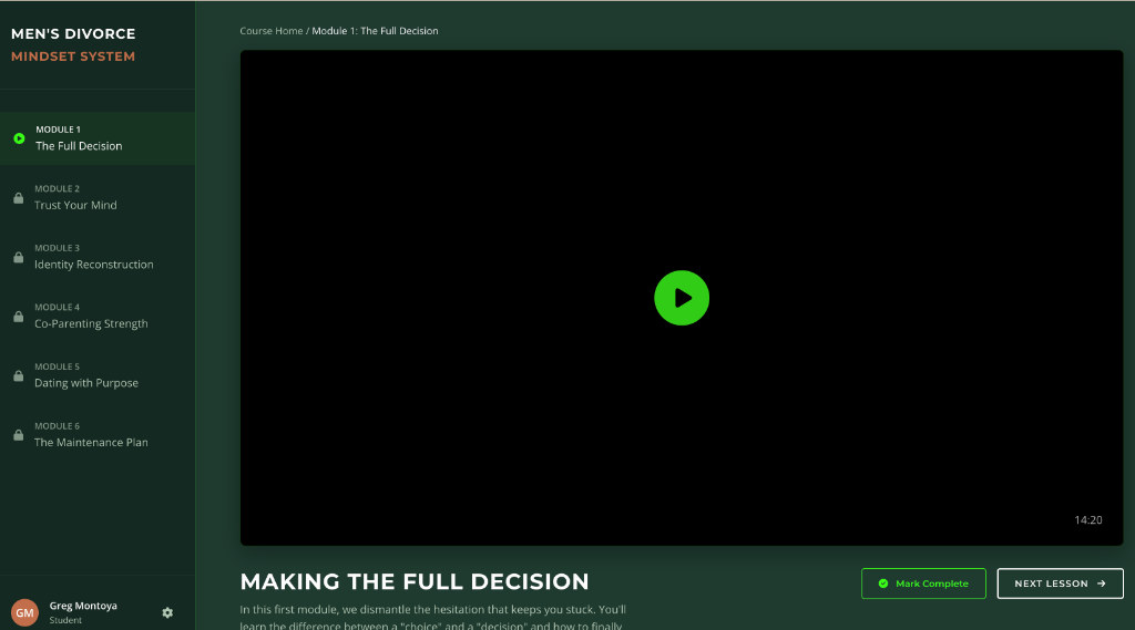 Course Portal Inside Look